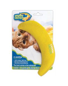 OurPet's A-Peeling Banana Catnip Cat Toy