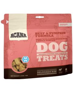 ACANA Beef & Pumpkin Singles Freeze Dried Dog Treats, 3.25 oz