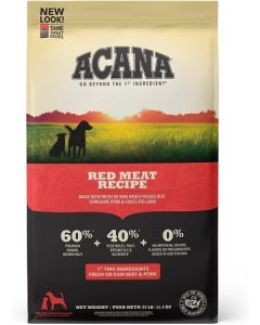ACANA Red Meat Recipe Grain Free Dry Dog Food
