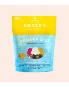 Bocce's Bakery Banana Split Biscuits Dog Treats, 5 oz