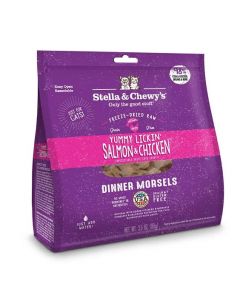 Stella & Chewy's Yummy Lickin' Salmon & Chicken Dinner Morsels Freeze Dried Cat Food 