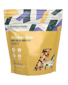 Momentum Carnivore Nutrition Freeze-Dried Chicken Liver Dog & Cat Treat