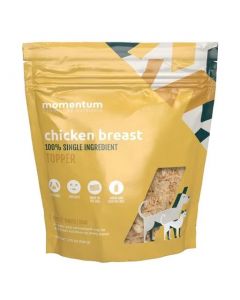 Momentum Carnivore Nutrition Freeze-Dried Chicken Breast Single Ingredient Dog & Cat Food Topper, 3.75 oz
