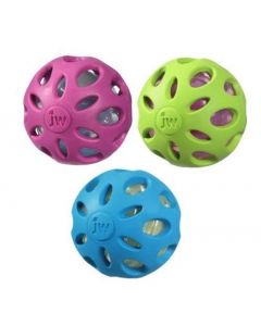 JW Pet Crackle Head Ball Dog Toy, 1 ball