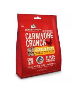 Stella & Chewy's Carnivore Crunch Cage-Free Chicken Freeze Dried Dog Treat, 3.25 oz 