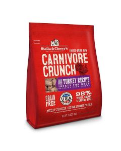 Stella & Chewy's Carnivore Crunch Cage-Free Turkey Freeze Dried Dog Treat, 3.25 oz