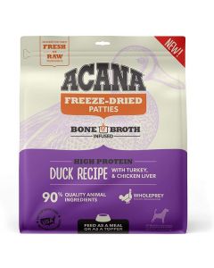 ACANA Duck Recipe with Turkey & Chicken Liver Freeze-Dried Grain Free Dog Food