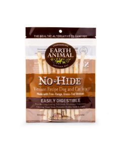 Earth Animal No-Hide Venison Stix Dog Treat, 10 Pack