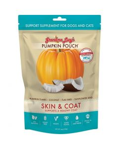 Grandma Lucy's Pumpkin Pouch Skin & Coat  Support Supplement for Dogs and Cats, 6 oz