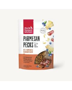 The Honest Kitchen Parmesan Pecks Beef, Parmesan & Blueberry Mini Dog Treats, 8 oz