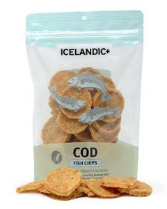 Icelandic+ Cod Fish Chips Dog Treats, 2.5 oz