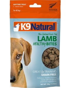 K9 Natural Freeze Dried Grass-Fed Lamb Healthy Bites Dog Treats,1.76 oz 