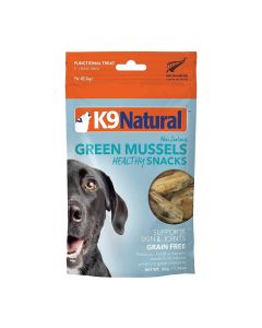 K9 Natural Ocean-Farmed Green Lippid Mussel Bites Dog Treats, 1.76 oz 