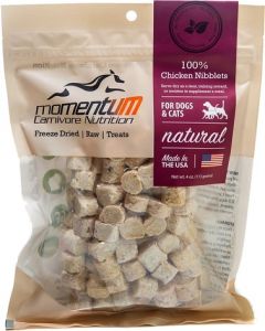 Momentum Carnivore Nutrition Freeze-Dried Chicken Nibblets Dog & Cat Treat