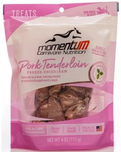 Momentum Carnivore Nutrition Freeze-Dried Pork Tenderloin Dog & Cat Treat