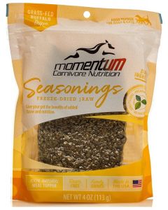 Momentum Carnivore Nutrition Freeze-Dried Buffalo Tripe Seasonings Dog & Cat Food Topper, 4 oz