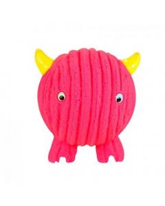 Hugglehounds Ruff-Tex Monstah Pink Fuchsia Fighter Dog Toy