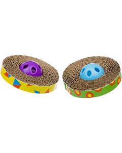 Petstages Spin & Scratch Cat Toy, 2 pack