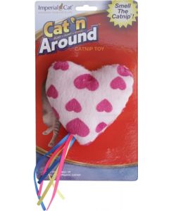 Imperial Cat Valentine's Ribbon Heart Catnip Cat Toy