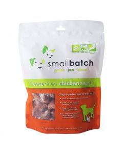Smallbatch Chicken Hearts Freeze Dried Dog & Cat Treats, 3.5 oz