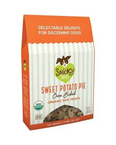 Snicky Snaks Organic Sweet Potato Pie Oven Baked Dog Treats, 10 oz