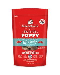 Stella & Chewy's Perfectly Puppy Beef & Salmon Freeze Dried Dinner Patties Dog Food
