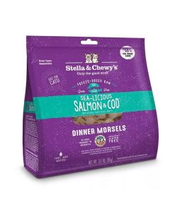 Stella & Chewy's Sea-Licious Salmon & Cod Dinner Morsels Freeze Dried Cat Food, 8 oz