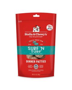 Stella & Chewy's Surf 'N Turf Freeze Dried Dinner Patties Dog Food
