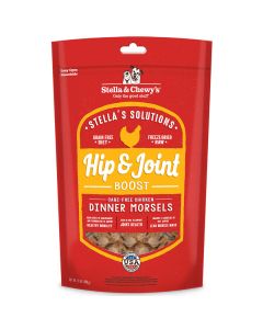 Stella & Chewy's Stella's Solutions Hip & Joint Boost Cage-Free Chicken Freeze-Dried Raw Dinner Morsels Dog Food, 13 oz