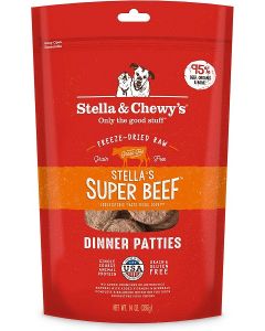Stella & Chewy's Stella's Super Beef Freeze Dried Dinner Patties Dog Food