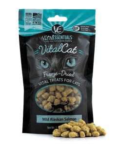 Vital Essentials Vital Cat Freeze-Dried Wild Alaskan Salmon Cat Treats, 1.1 oz