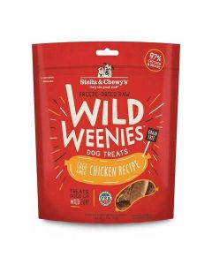 Stella & Chewy's Wild Weenies Cage-Free Chicken Freeze-Dried Dog Treats, 3.25 oz