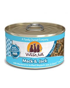 Weruva Mack and Jack with Mackerel and Grilled Skipjack Canned Cat Food