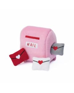 ZippyPaws Zippy Burrow Valentine's Mailbox and Love Letters Dog Toy