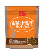 Cloud Star Wag More Bark Less Soft & Chewy Creamy Peanut Butter Dog Treats, 6 oz