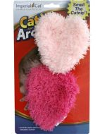 Imperial Cat Valentine's Fuzzy Heart Duo Catnip Cat Toy