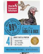 The Honest Kitchen Meal Booster Cage Free Turkey & Duck Wet Dog Food, 5.5 oz – Case of 12