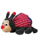 KONG Picnic Patches Plush Dog Toy, Ladybug