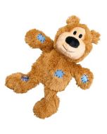 KONG Wild Knots Tan Bear Plush Dog Toy 