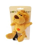 PatchworkPet Mini Wild Lion Plush Dog Toy