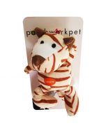 Patchwork Pet Mini Wild Tiger Plush Dog Toy