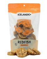 Icelandic+ Redfish Skin Rolls Dog Treats, 3 oz